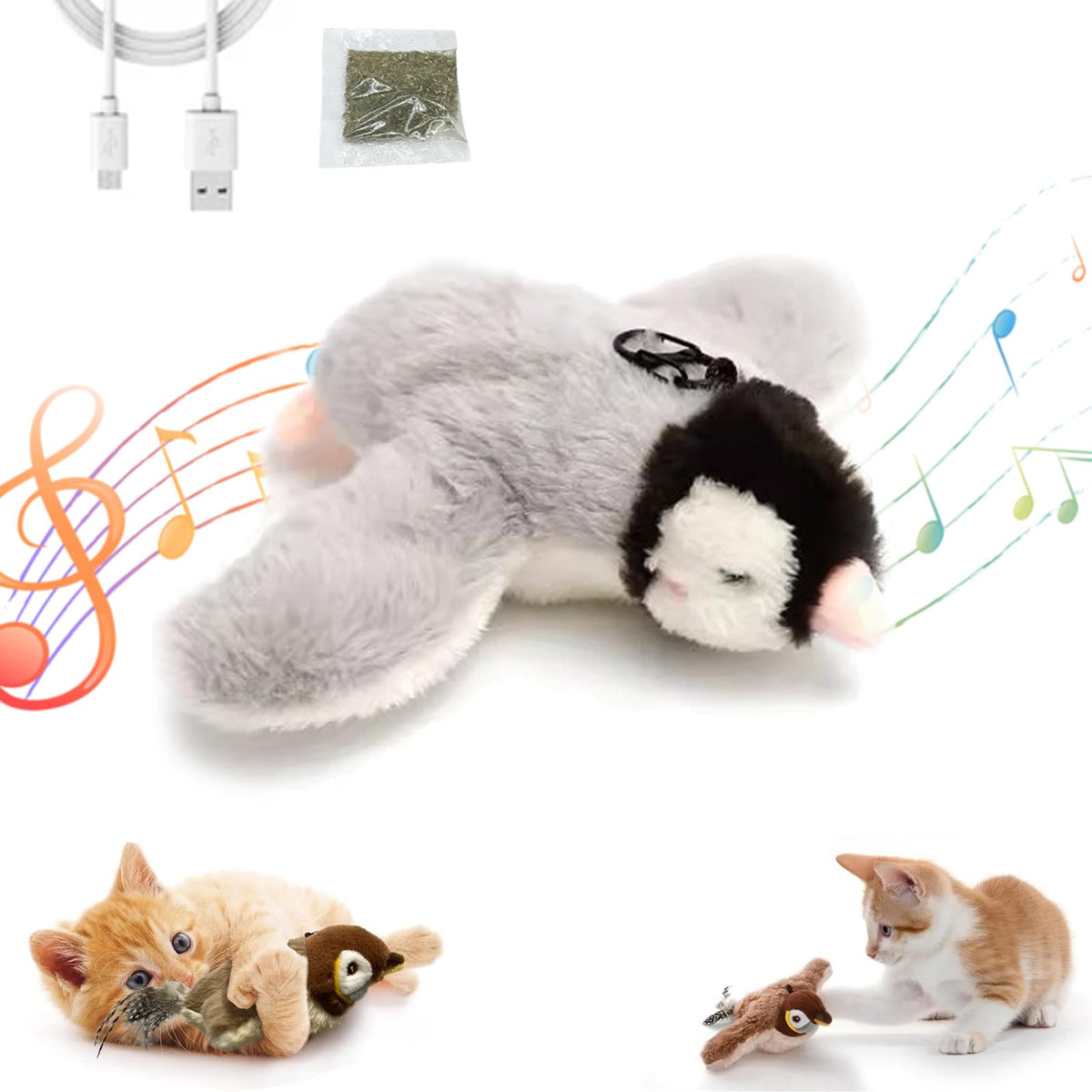 Chasey Flapping Bird Cat Toy