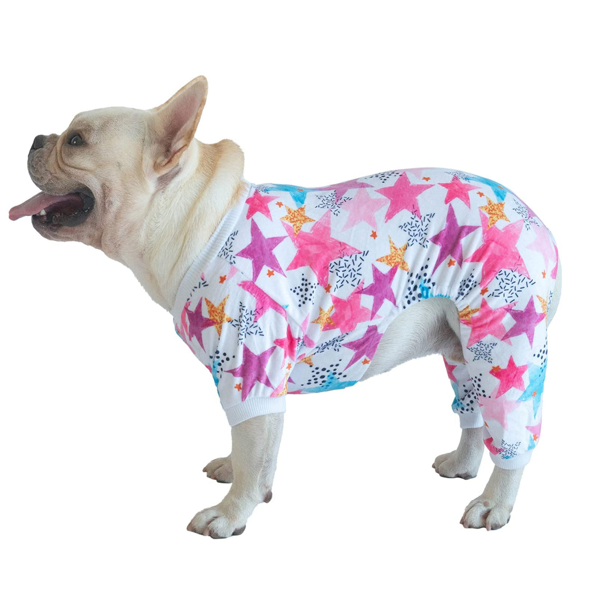 CuteBone Star Print Dog Pajamas
